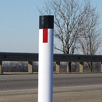 Пластиковый дорожный сигнальный столбик С3 ГОСТ Р 32843, 50970, фото 1