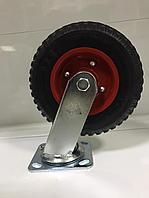 Колесо большегрузное с протекторной резиной поворотное SC100 (60) Диаметр 200