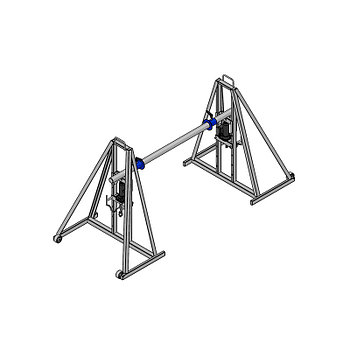 ДКГ 16-2 Гидравлический кабельный домкрат для подъёма и размотки кабельных барабанов до 2 тонн