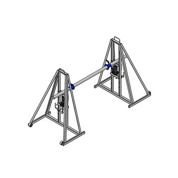 ДКГ 18-3 Гидравлический кабельный домкрат для подъёма и размотки кабельных барабанов до 3 тонн