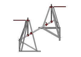 ДКВ 22-5э Винтовой кабельный домкрат для подъёма и размотки кабельных барабанов