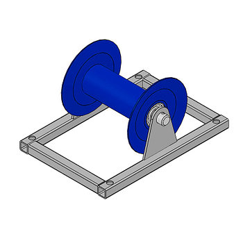 Прямой ролик кабельный