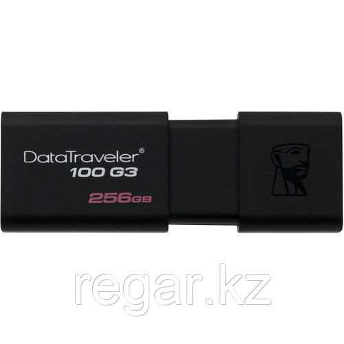 USB Флеш 256GB 3.0 Kingston DT100G3/256GB черный