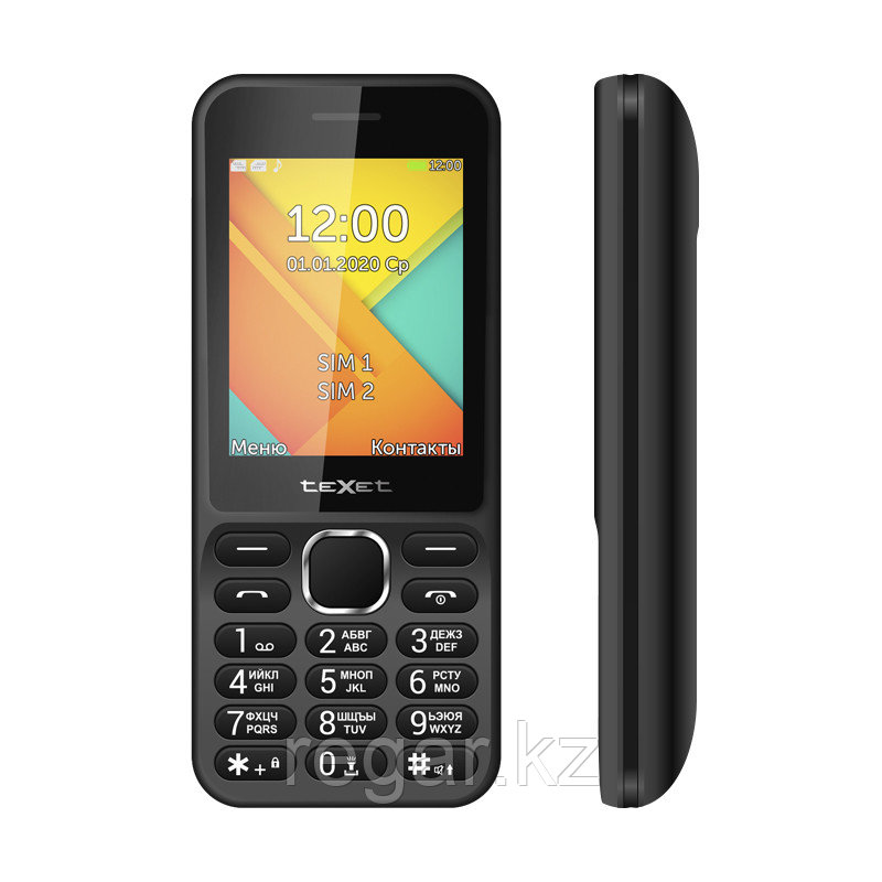 Мобильный телефон Texet TM-D326 черный