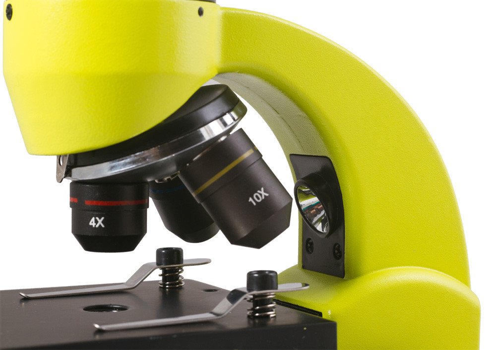 Микроскоп Levenhuk Rainbow 50L PLUS Lime\Лайм - фото 5 - id-p89090618