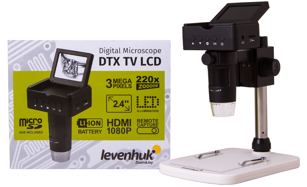 Микроскоп цифровой Levenhuk DTX TV LCD - фото 3 - id-p89090654