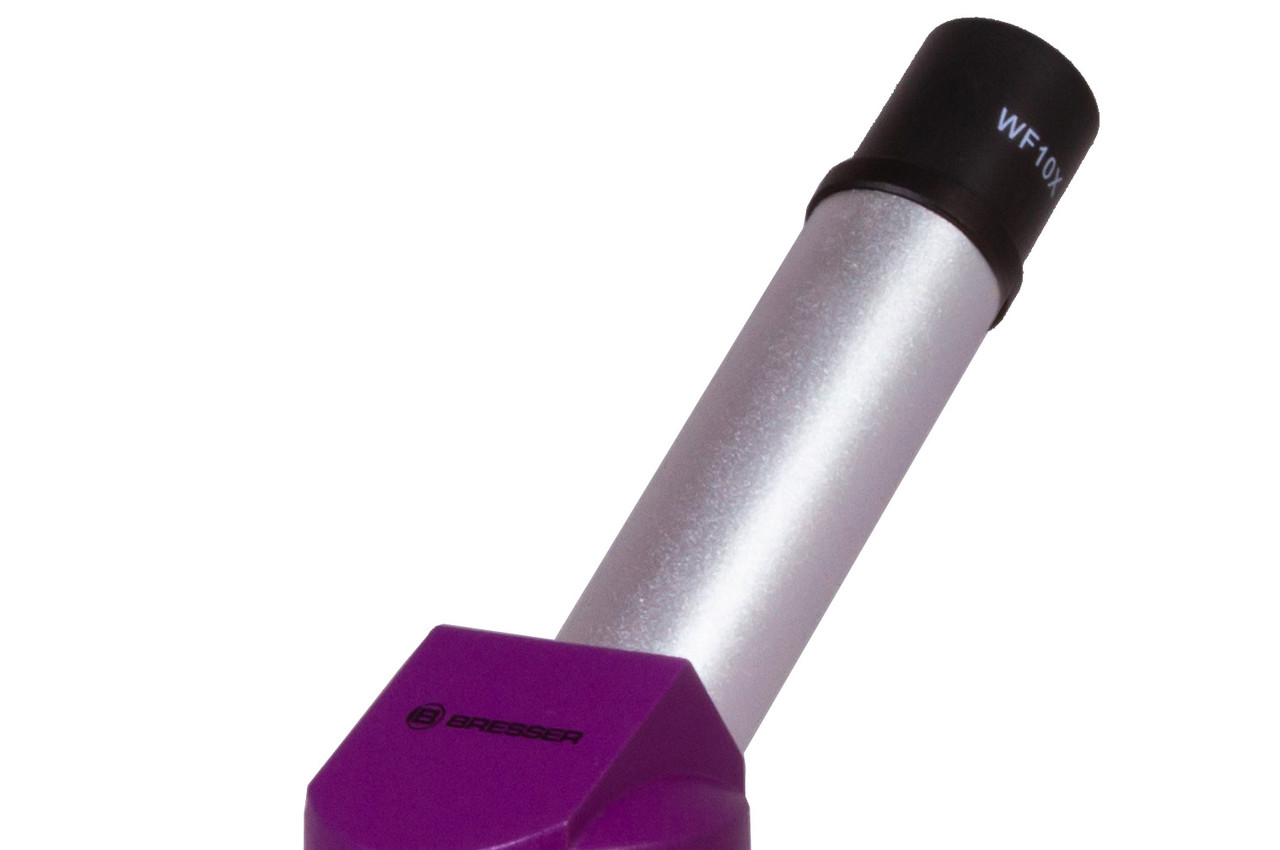 Микроскоп Bresser Junior Biolux SEL 40 1600x, фиолетовый - фото 3 - id-p89090680