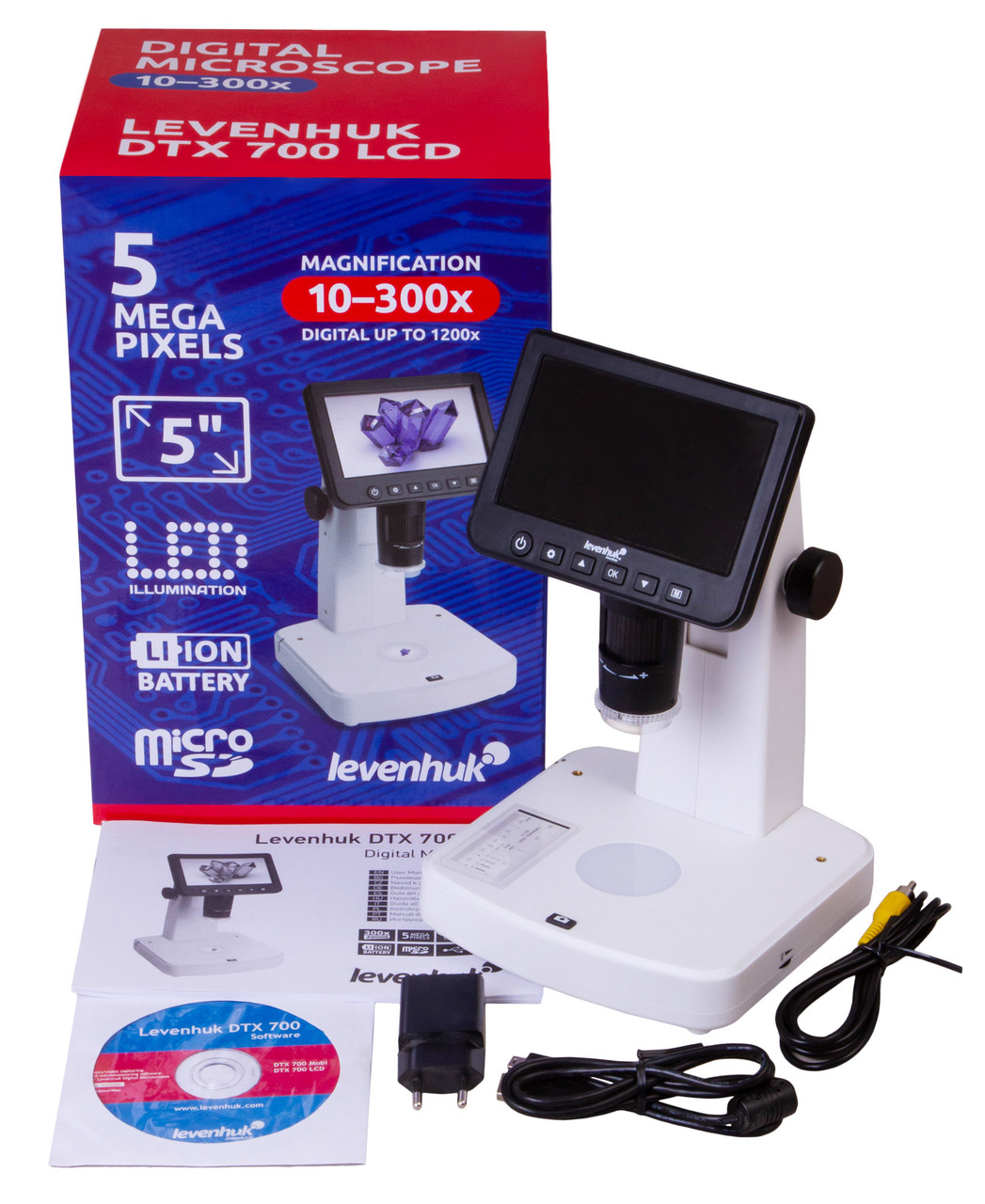 Микроскоп цифровой Levenhuk DTX 700 LCD - фото 2 - id-p89090685