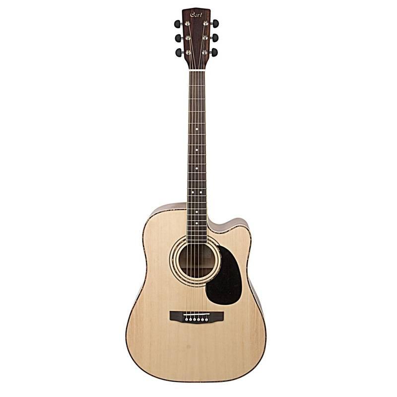 Электро-акустическая гитара, с вырезом, цвет натуральный Cort AD880CE-NS - фото 1 - id-p89090864