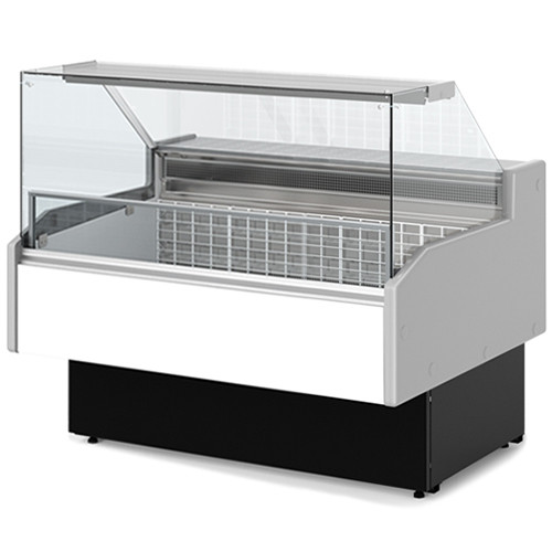 Витрина низкотемпературная Двина QS 150 ВН (1600х1080х1250 мм, не выше - 18°C , 1,13 м2)RAL 9016 бел