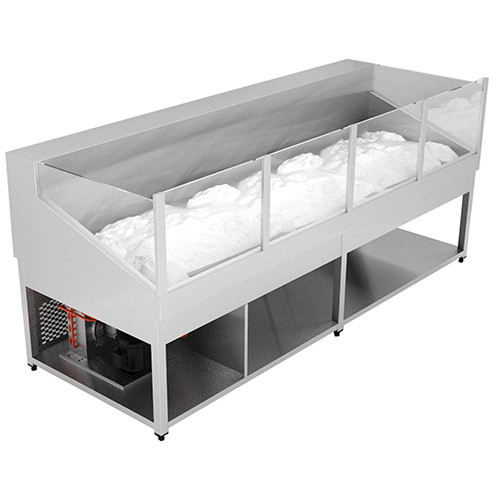 Витрина охлаждаемая для рыбы Gastrolux ВОР-209/Pr(2000х900х1050 мм, 0,8 кВт, 220 В)