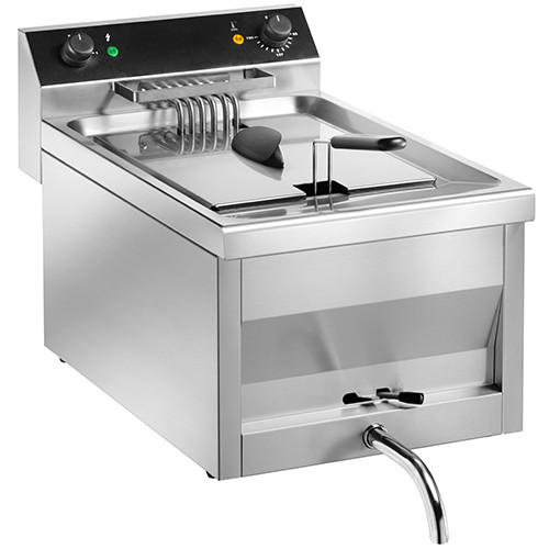 Фритюрница Amitek FC12 (400x700x420мм, 12 л, 9кВт, 380В) 1 емкость