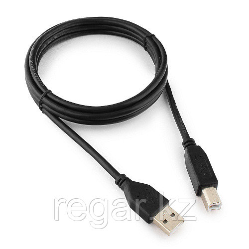 Кабель USB 2.0 Pro Cablexpert CCP-USB2-AMBM-6, AM/BM, 1.8м, экран, черный, пакет