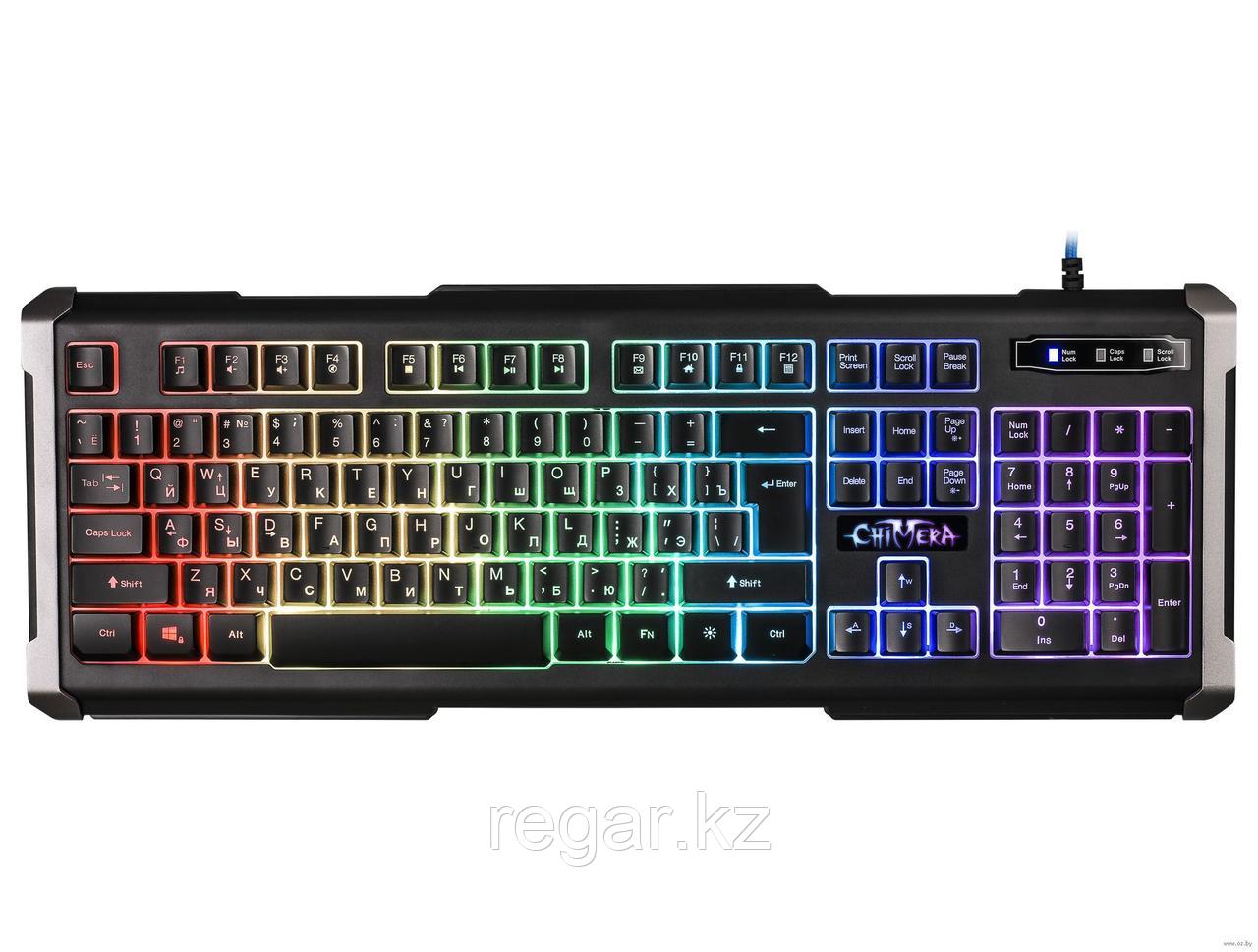 Клавиатура игровая Defender Chimera GK-280DL RU,RGB подсветка, 9 режимов
