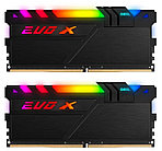 Оперативная память 16GB Kit (2x8GB) GEIL DDR4 PC4-19200 2400MHz EVO X II Black с RGB подсветкой