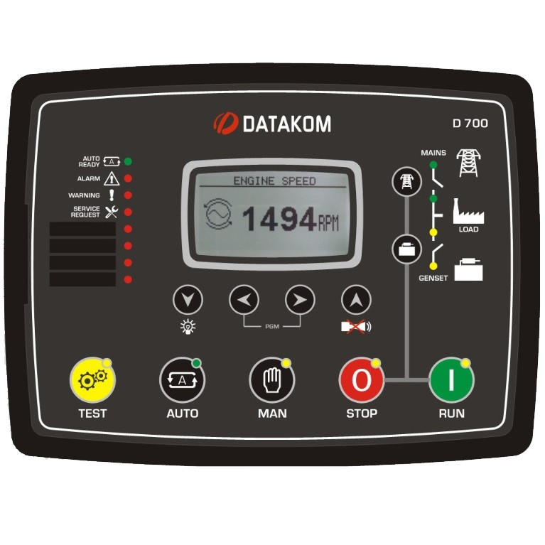 Контроллер синхронизации генераторов Datakom D-700 SYNC (RS-485, Ethernet, +16вх, +16вых)