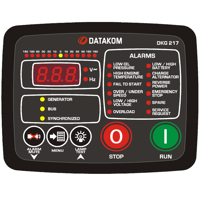 Контроллер ручного управления генератором Datakom DKG-217 с синхроскопом - фото 1 - id-p88983128