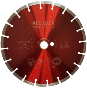 Сегментный диск по граниту Laser красный 115 мм