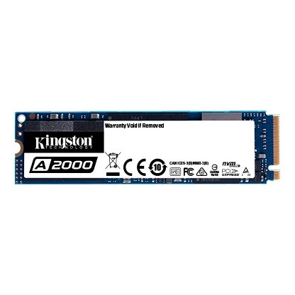 Kingston SA2000M8/250G Твердотельный накопитель SSD A2000 250Gb M.2 2280 NVMe SATA3 R2200MB/s W2000MB/s