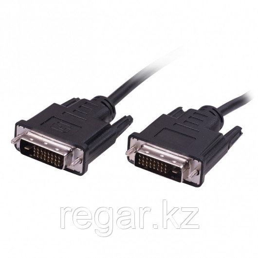 Кабель Ritmix RCC-072- DVI-DVI , 1.8m, 30AWG, 18+1, single link, CCS, никелированный