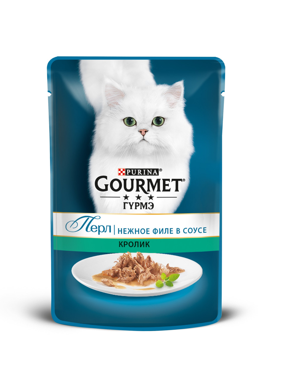 Gourmet Perle Влажный корм для кошек Кролик
