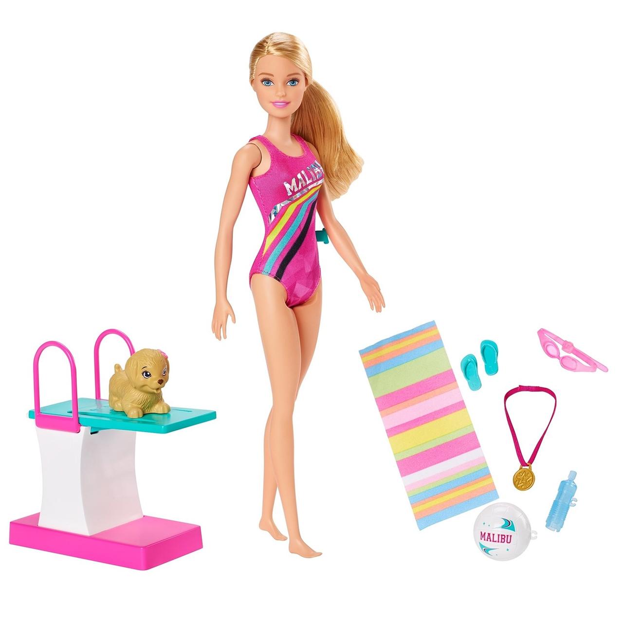 Barbie Игровой набор Чемпион по плаванию, Приключения в доме мечты Барби