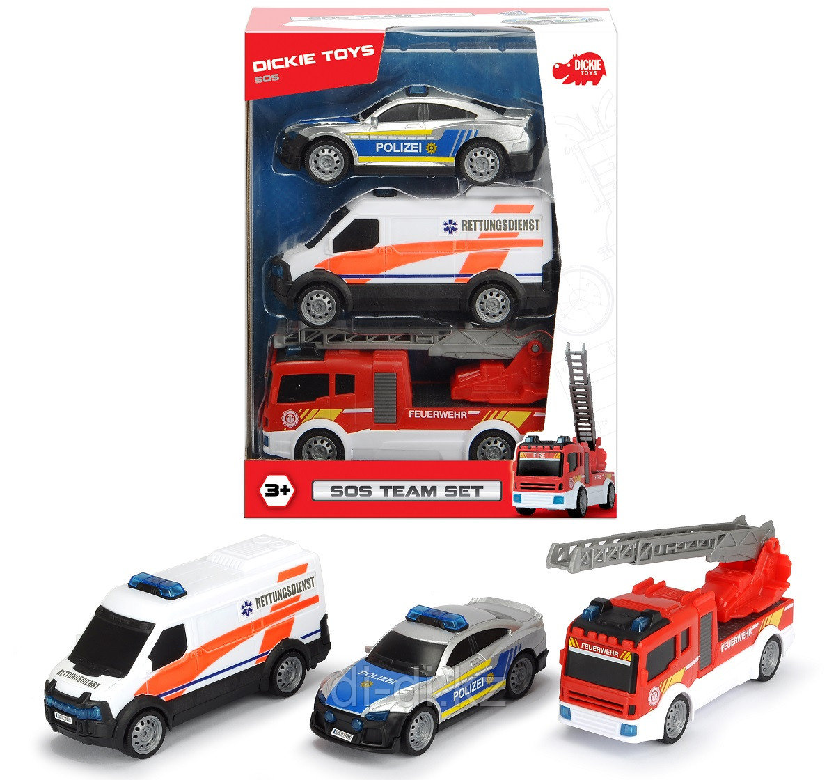 Dickie Toys Набор Команда спасения SOS 3712015