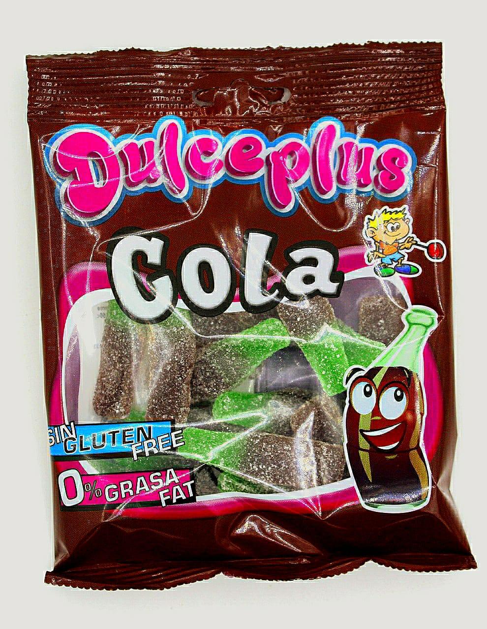 Жевательный мармелад "Бутылочка колы в сахаре" Dulceplus Испания 100г