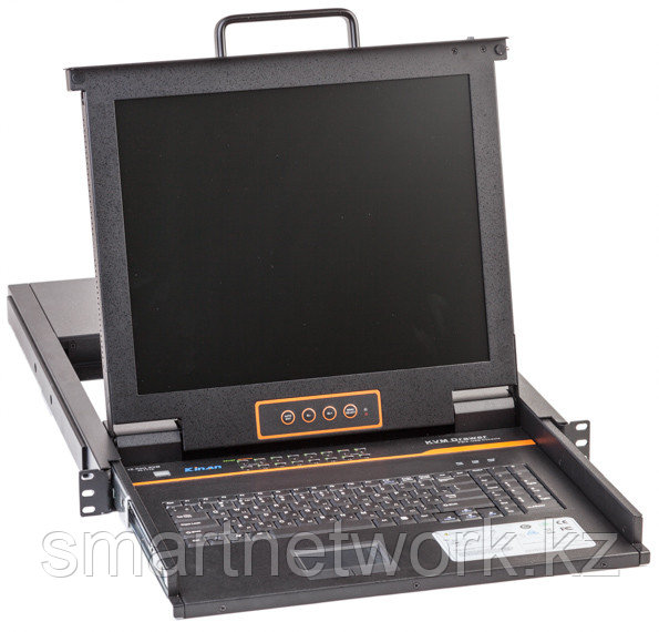 Выдвижная LCD KVM-консоль Kinan Drawer KVM-1708D