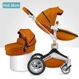 Коляска Hot Mom F23 2в1 BROWN эко-кожа