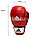 Детские перчатки для бокса  красные с надписью, фото 2