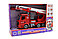Funky toys Пожарная машина-конструктор с выдвижной стрелой, фрикционная, свет, звук, 1:12 FT61113, фото 5