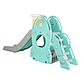 Детская горка с баскетбольным кольцом РАКЕТА TURQUOISE/Бирюзовый (220*50*106h) Pituso, фото 3