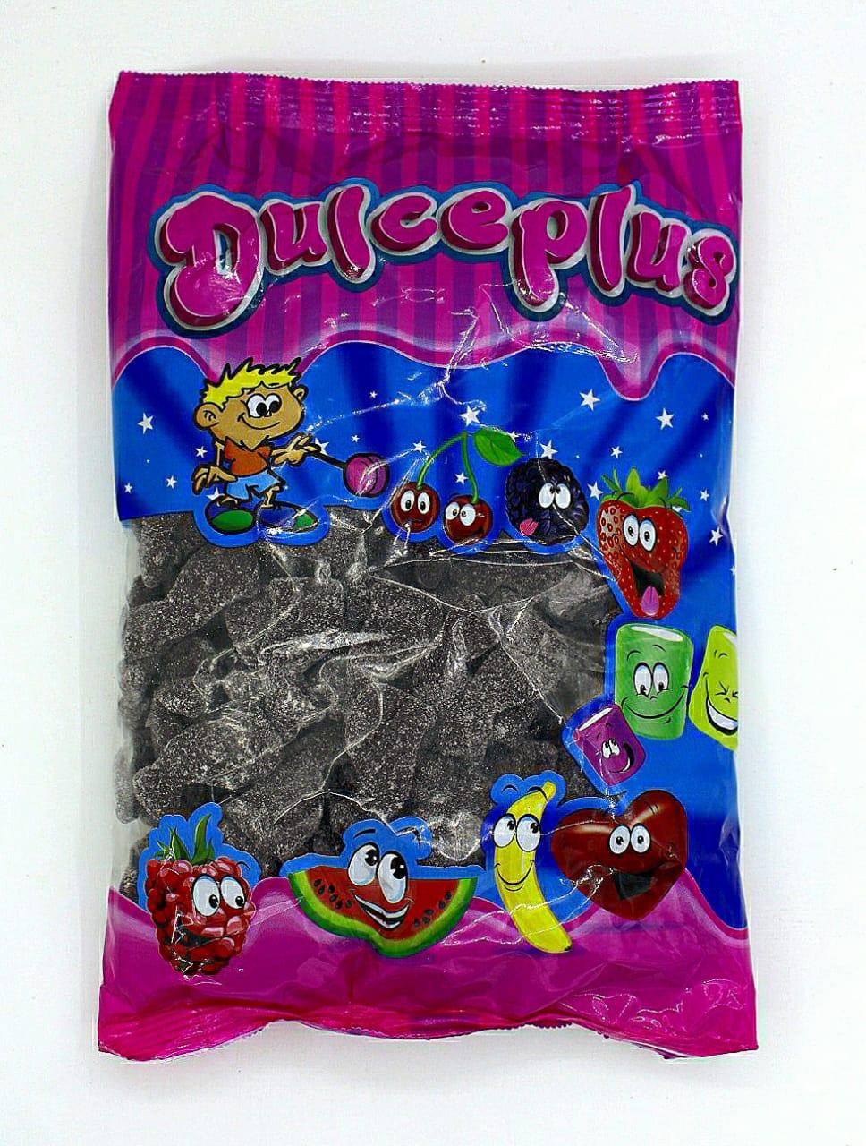 Dulceplus жевательный мармелад "Коты лакричные" Испания 1 кг