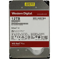 Жесткий диск для NAS систем HDD 12Tb Western Digital RED Plus SATA6Gb/s 3.5" 256Mb 7200rpm WD120EFBX