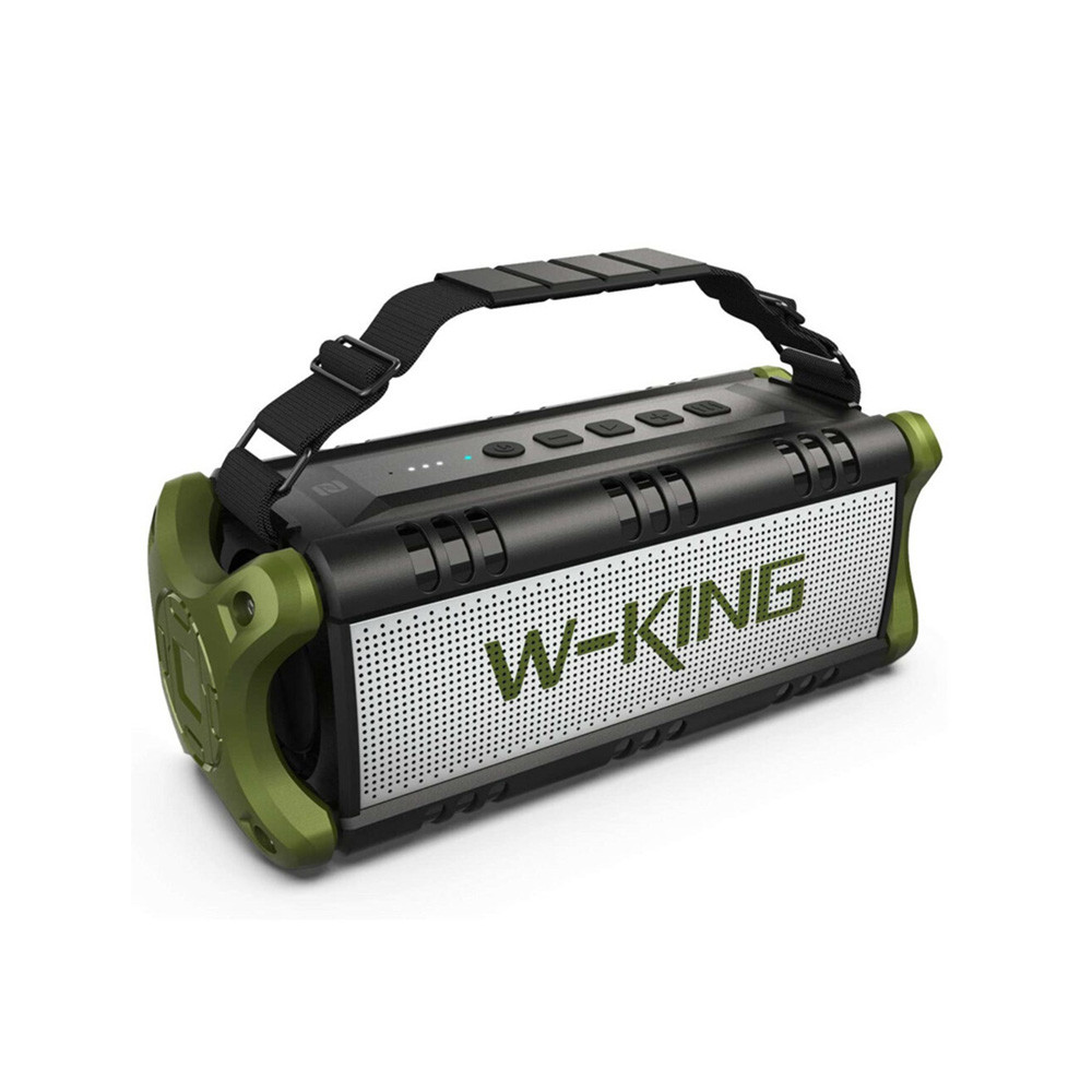 Портативная караоке-система Bluetooth W-King D8M, Black/Green