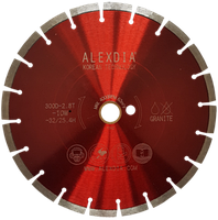 Сегментный диск по граниту (laser) красный 400 мм 350D-3.6T-15W-60/50/35H ZENESIS