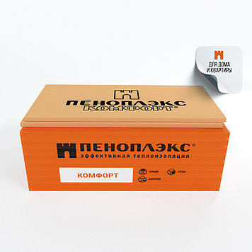 Экструзионный пенополистирол ПЕНОПЛЭКС КОМФОРТ® 6,93 м2 30х585х1185 мм Т-15