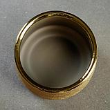 Кашпо керамическое "Золотое" 14,5*14,5*10см, фото 4