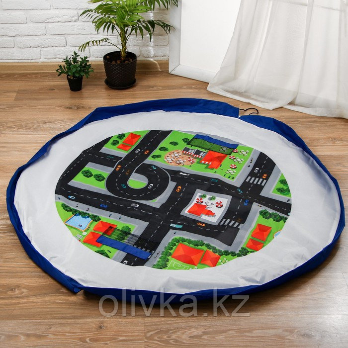 Корзинка для игрушек с завязкой "Собери сам" d=150 см