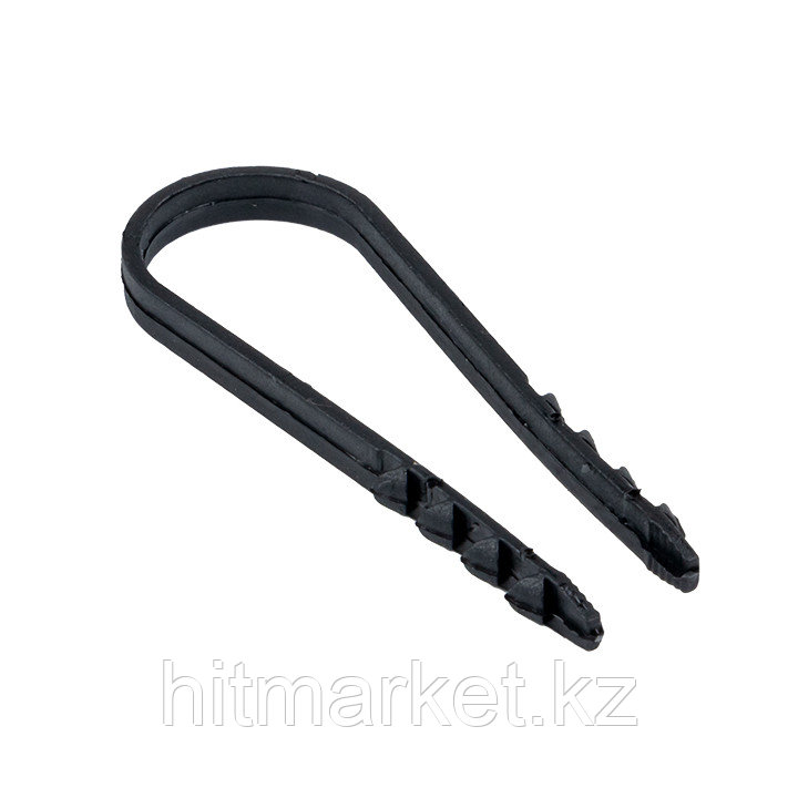 Дюбель-хомут для круглого кабеля (5-10мм) черный (100шт.) EKF PROxima