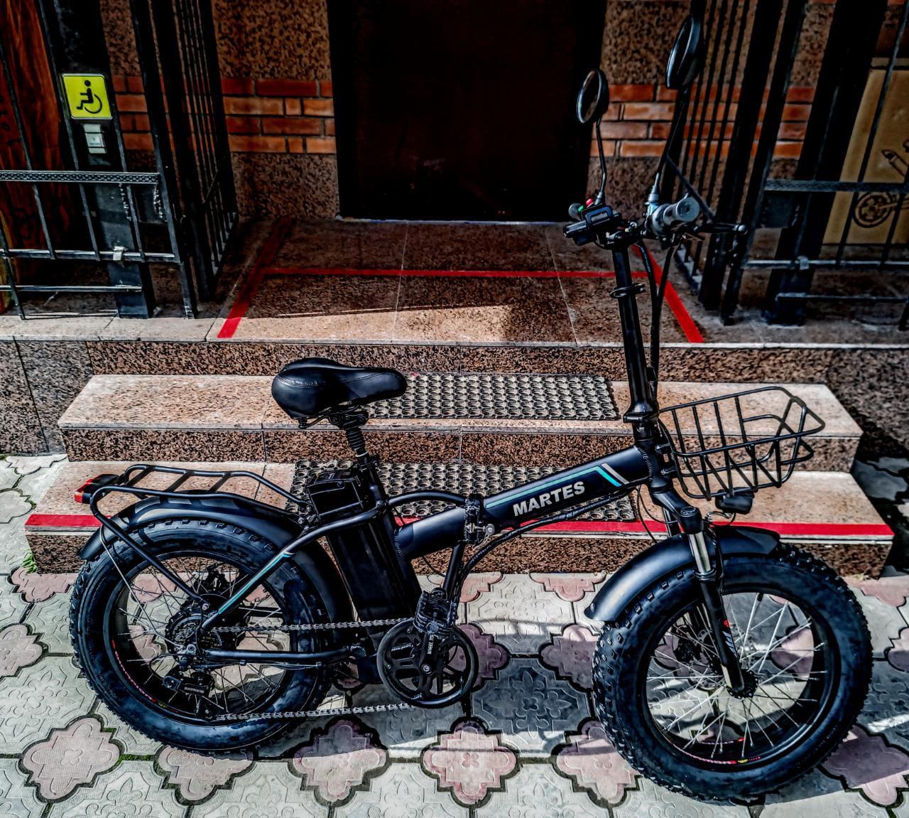 Электровелосипед 48v 500w (max 1000w), аккум. Li-ion 48v 15 A/H. Складной. Колеса 20*4".