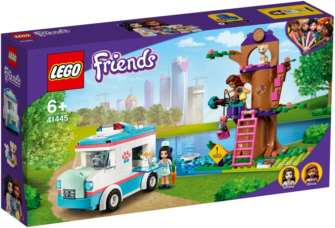 41445 Lego Friends Машина скорой ветеринарной помощи, Лего Подружки