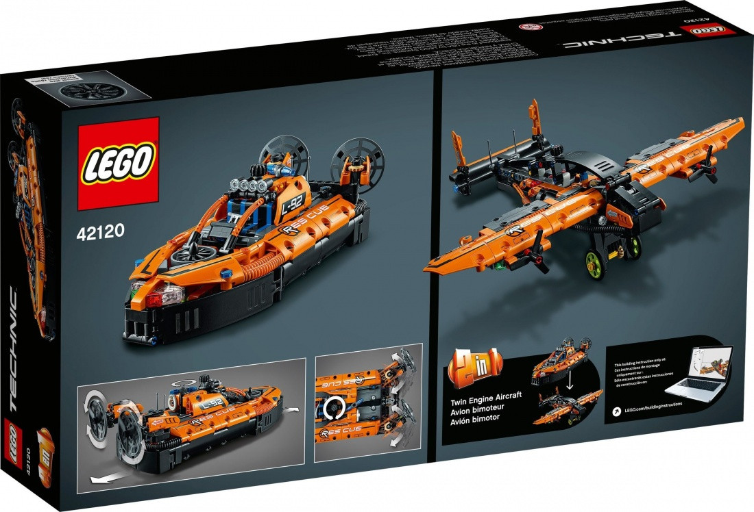 42120 Lego Technic Спасательное судно на воздушной подушке, Лего Техник - фото 2 - id-p89158273