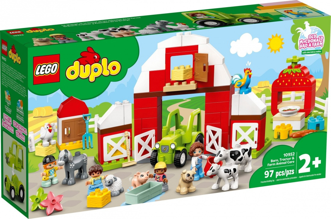 10952 Lego Duplo Фермерский трактор, домик и животные, Лего Дупло