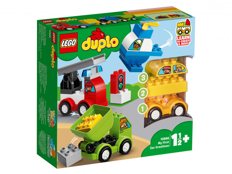 10886 Lego Duplo Мои первые машинки, Лего Дупло