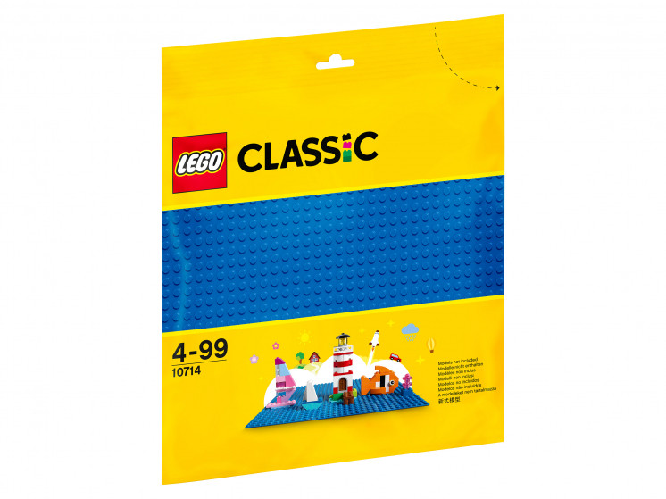 10714 Lego Classic Строительная пластина синего цвета, Лего Классик - фото 1 - id-p89166798