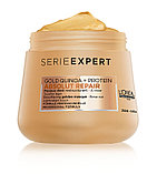 Маска с золотой текстурой для восстановления поврежденных волоc L'Oreal Absolut Repair Gold Masque 250 мл., фото 3
