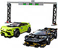 76899 Lego Speed Champions Lamborghini Urus ST-X & Lamborghini Huracan Super Trofeo EVO, фото 4