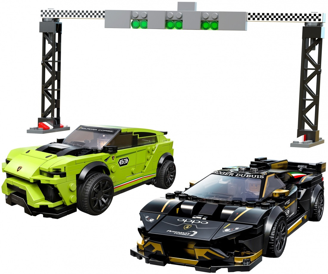 76899 Lego Speed Champions Lamborghini Urus ST-X & Lamborghini Huracan Super Trofeo EVO - фото 4 - id-p89158213